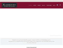 Tablet Screenshot of klassikot.net